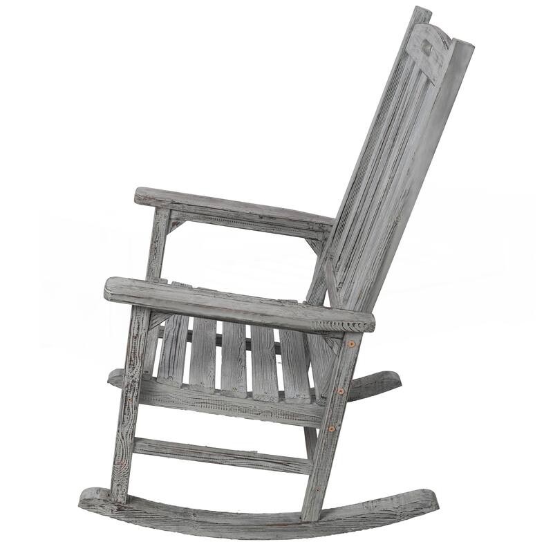 Wooden Oversized Porch Rocker Chair