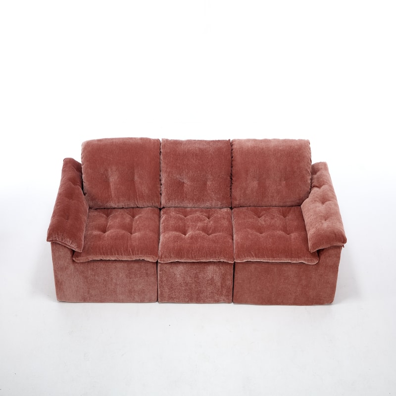 Modular Convertible Cushioned Sleeper Sofa Set