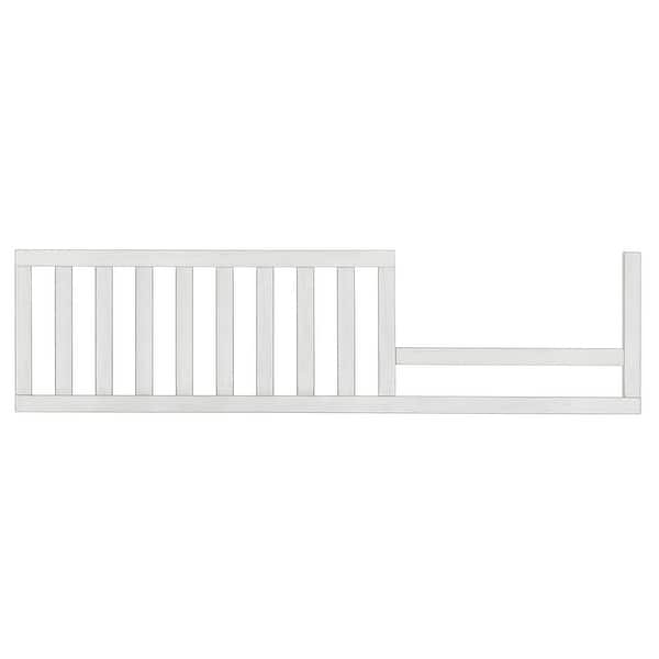 slide 2 of 28, Evolur Convertible Crib Toddler Guard Rail Weathered White