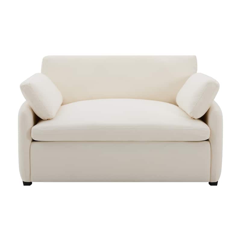 50*43" Oversized Chenille Single Sofa Chair,Wide and Deep Seat Accent Chair,Modern Upholstered Comfy Armchair