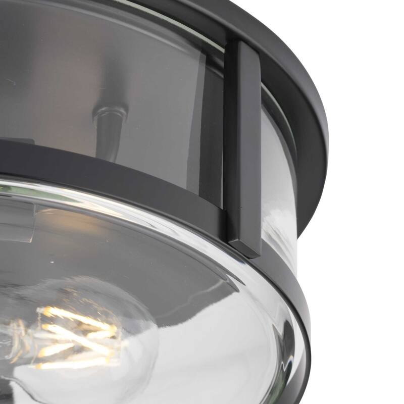 Progress Lighting P350253 Gilliam 2 Light 13" Wide Flush Mount Drum
