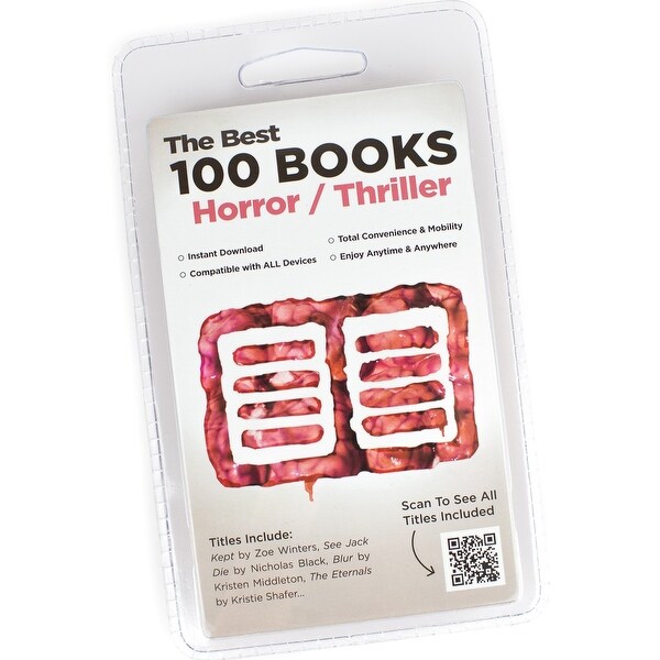 100 Horror/Thriller Book Collection - Instant Library