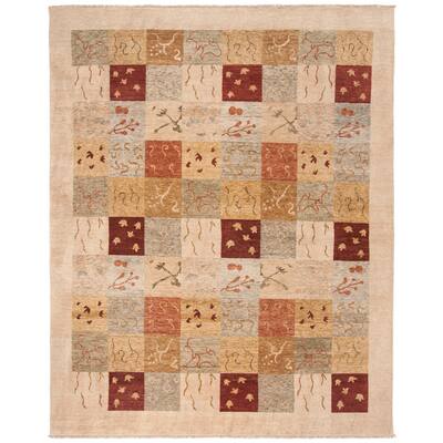 SAFAVIEH Handmade Vineyard Vintage Beige / Multi Wool Rug - 8' x 10'