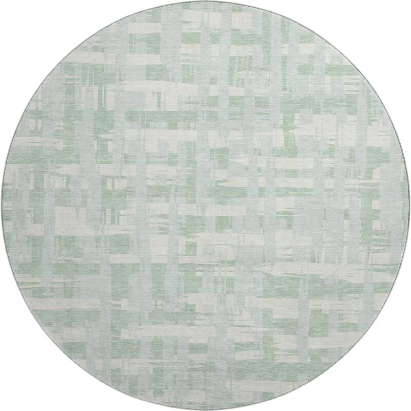 Premium Washable Super Soft Contemporary Plaid Mayfield Rug