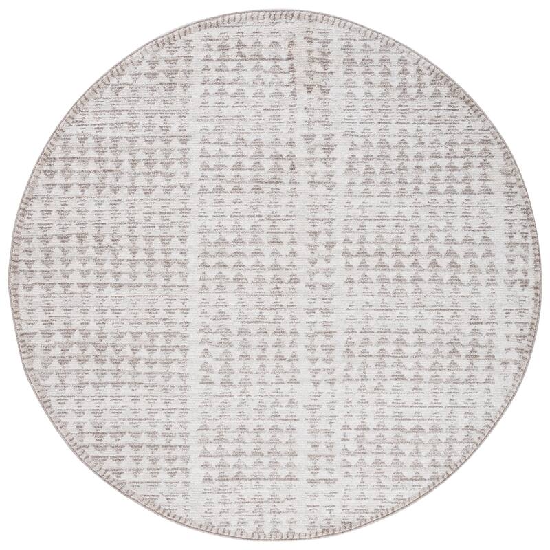 SAFAVIEH Northport Trijntsje Rug - Ivory/Beige - 6'7" Round
