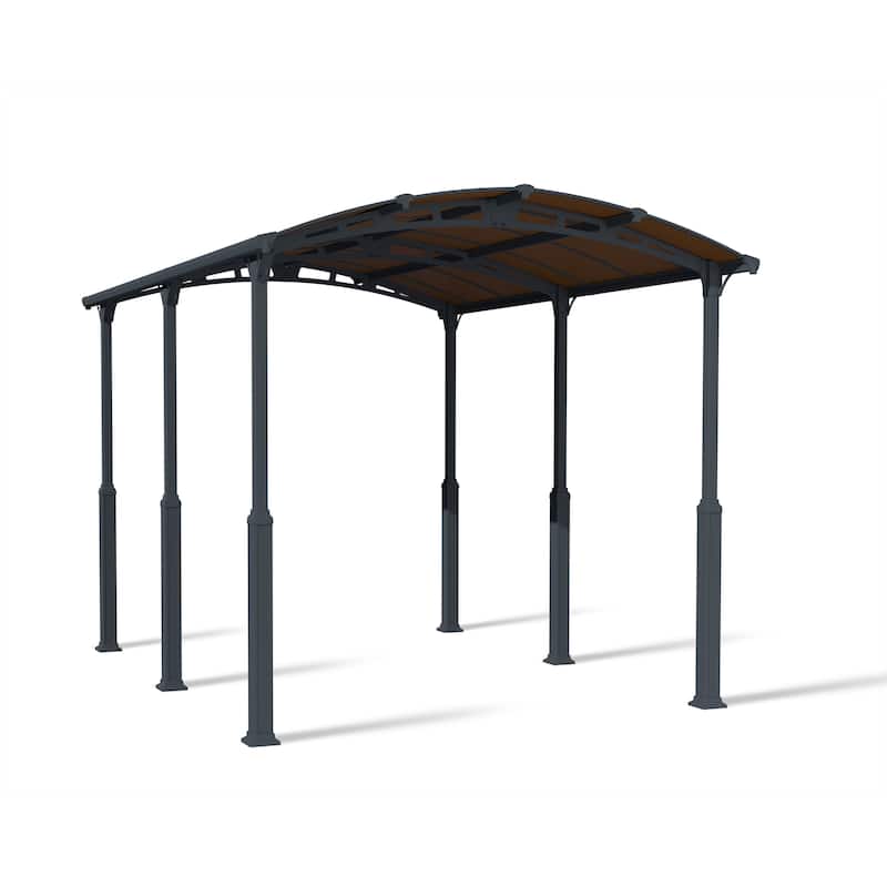 Alpine 12 ft. Gray RV Carport and Boat Shelter - 12ft. X 17ft.