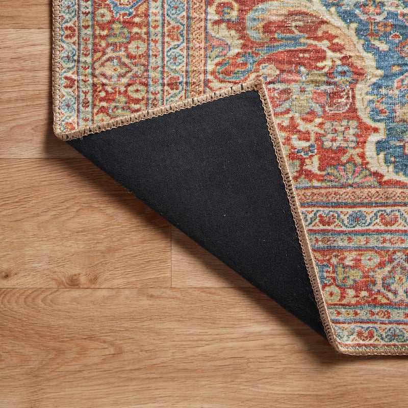 Alexander Home Victoria Bohemian Printed Vintage Border Area Rug