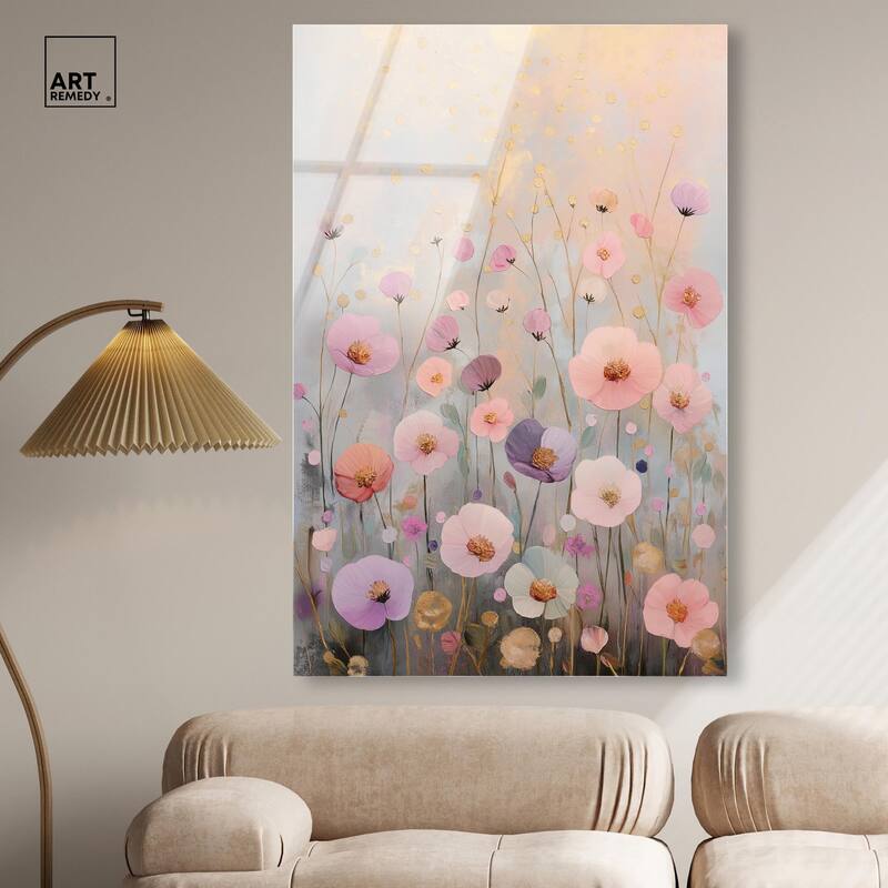 Tiny Blooms II Acrylic by Art Remedy, Ready to Hang