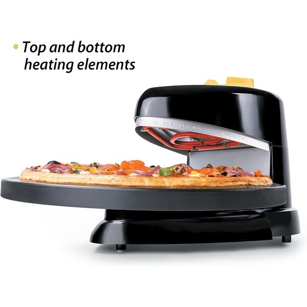 Presto 03434 Green Gold Game Day Pizzazz Pizza Oven, Green and