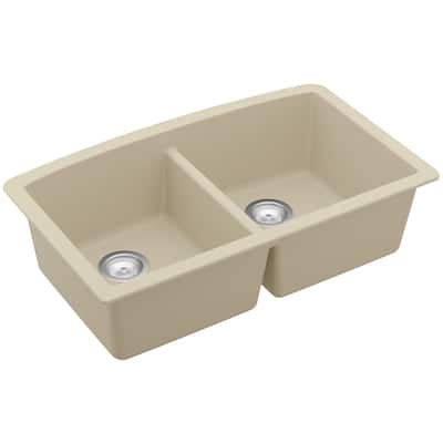 Karran USA QU-710 Quartz QU 32" Undermount Double Basin Quartz