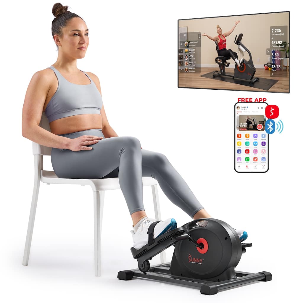 Sunny Health & Fitness Smart Compact Mini Elliptical SF-E324029