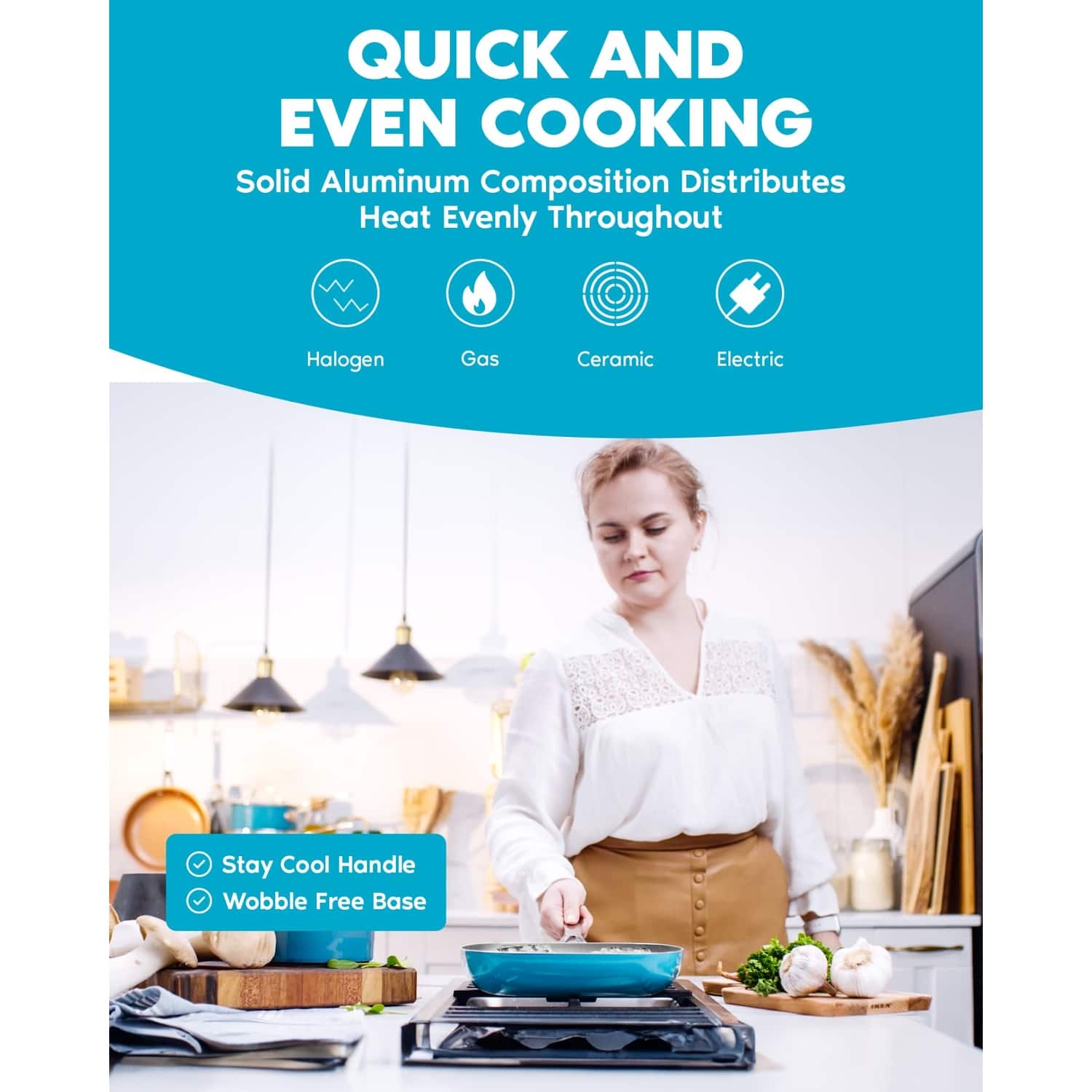 Gotham Steel 20 Piece Nonstick Cookware and Bakeware Set, Pots and Pans