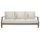 preview thumbnail 130 of 137, SAFAVIEH Couture Outdoor Martinique Solid Wood Patio Sofa
