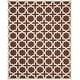 preview thumbnail 78 of 183, SAFAVIEH Handmade Cambridge Trudie Geometric Wool Rug 8' x 10' - Dark Brown/Ivory - Rectangle