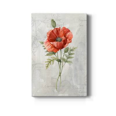 Linen Poppy Premium Gallery Wrapped Canvas - Ready to Hang