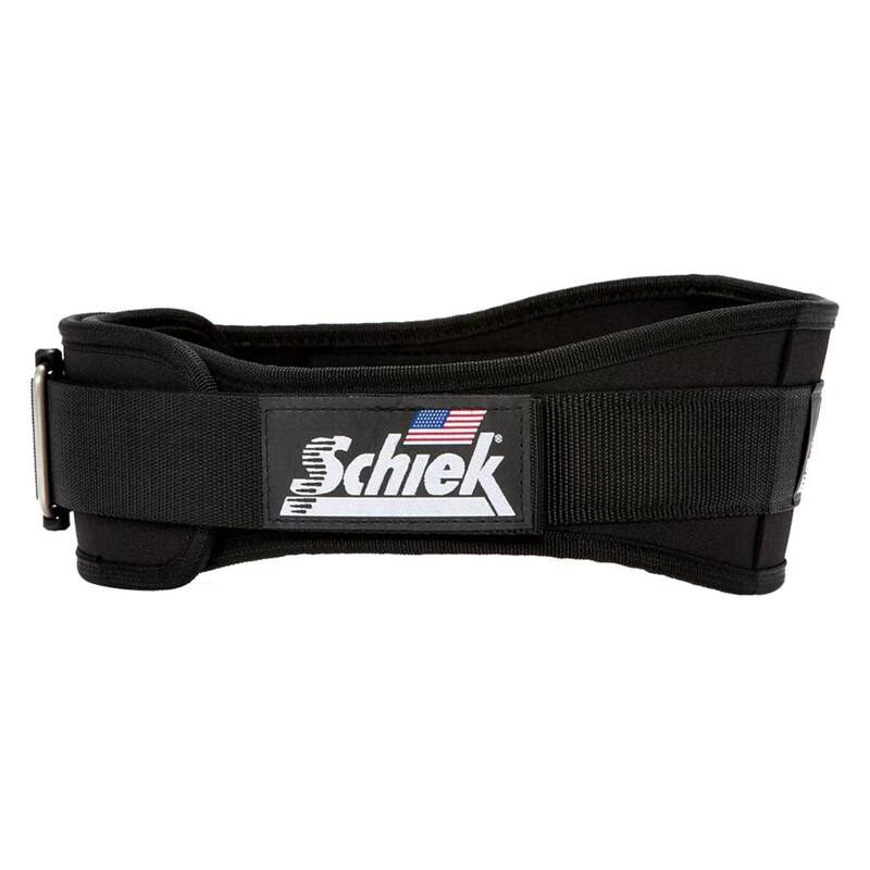 Unisex Nylon 4.75" Comfortable Weightlifting Belt, Black, Size Large