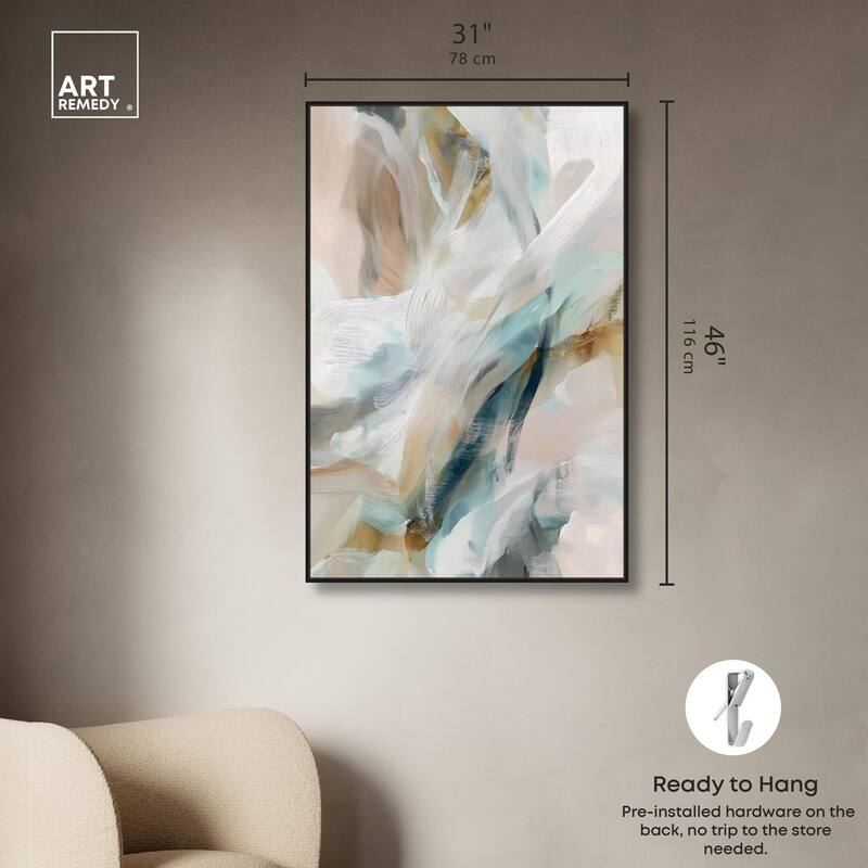 Whispering Colors I Canvas by Art Remedy