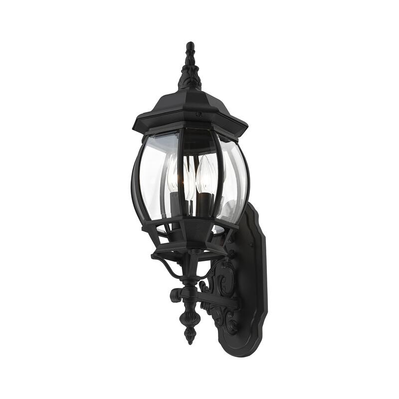 Livex Lighting Frontenac 3 Light 22" Tall Outdoor Wall Sconce