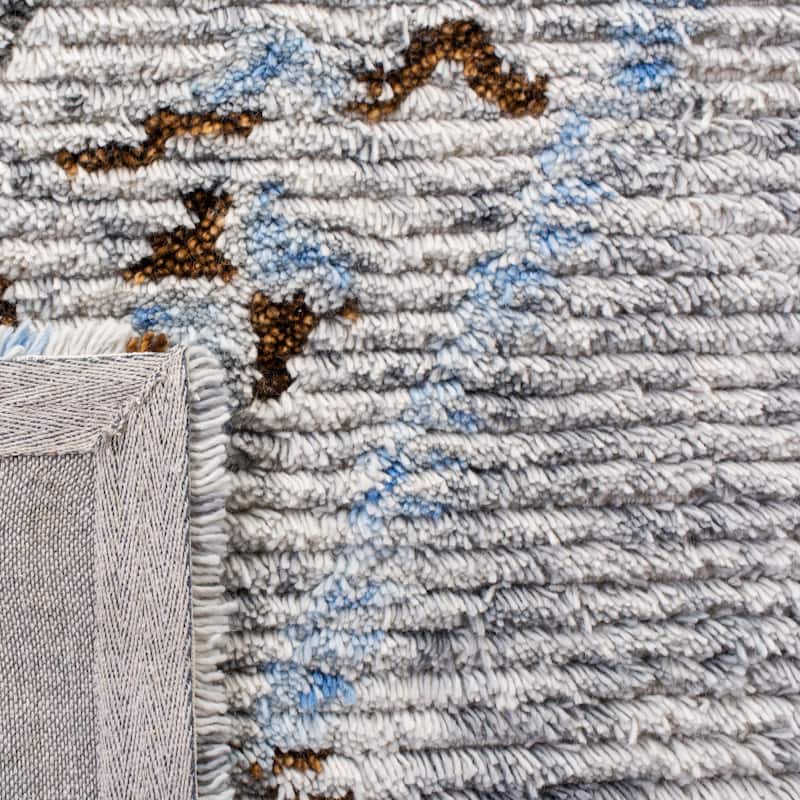 SAFAVIEH Handmade Casablanca Shag Synne Wool Rug