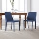 preview thumbnail 3 of 38, Porthos Home Fei Dining Chairs Set of 2, Bridle Leather and Steel