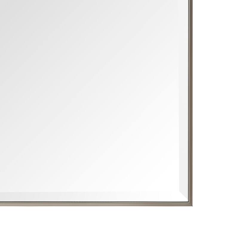 Modern Full Length Mirror, Large Freestanding Floor/Wall Mirror, Full Body Dressing Mirror for Bedroom, Living Room, Silver
