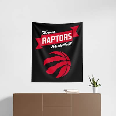 NBA Premium Raptors Printed Wall Hanging - 34"x40"