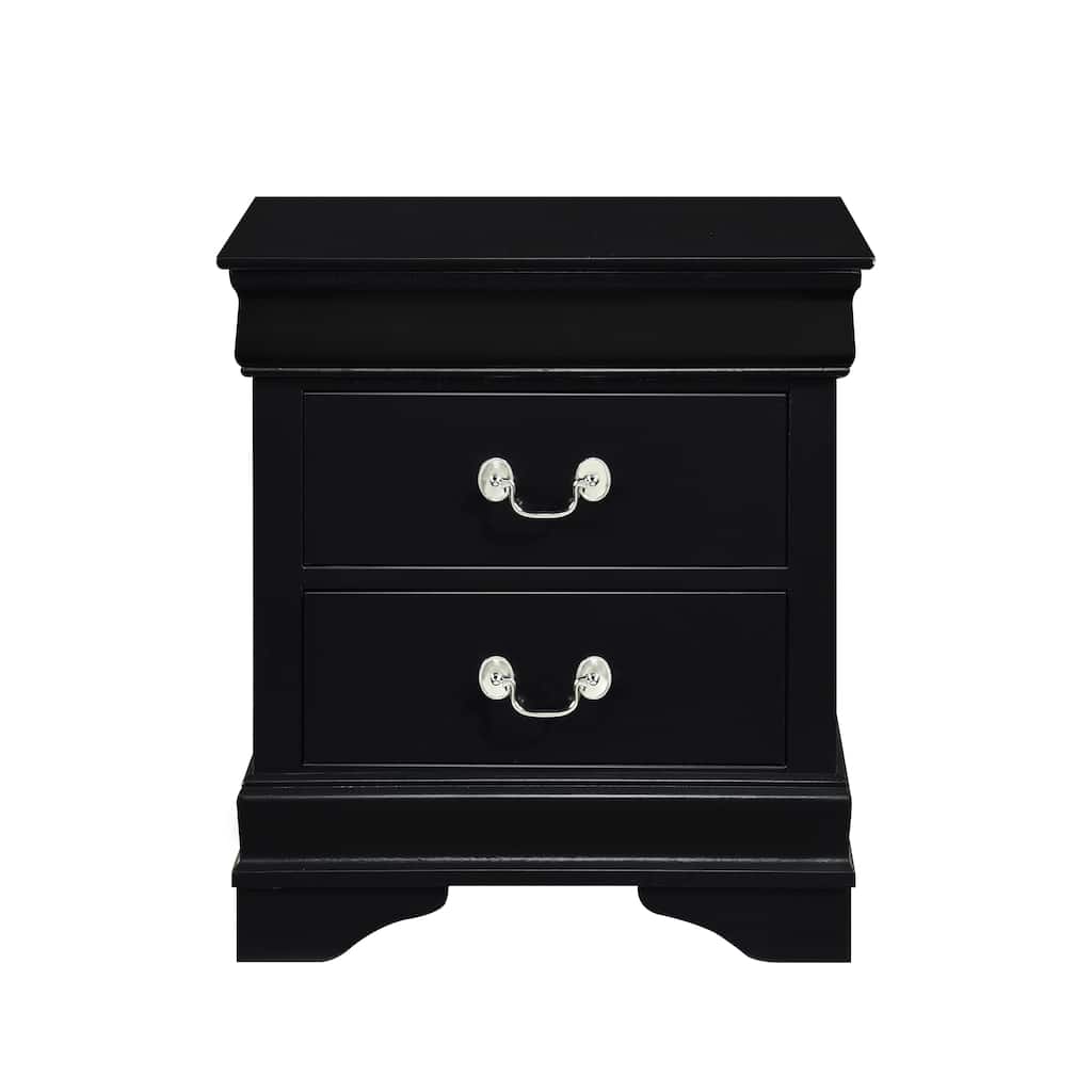 Classic Louis Philippe Style 1pc Nightstand of Drawers Traditional Design Bedroom Furniture