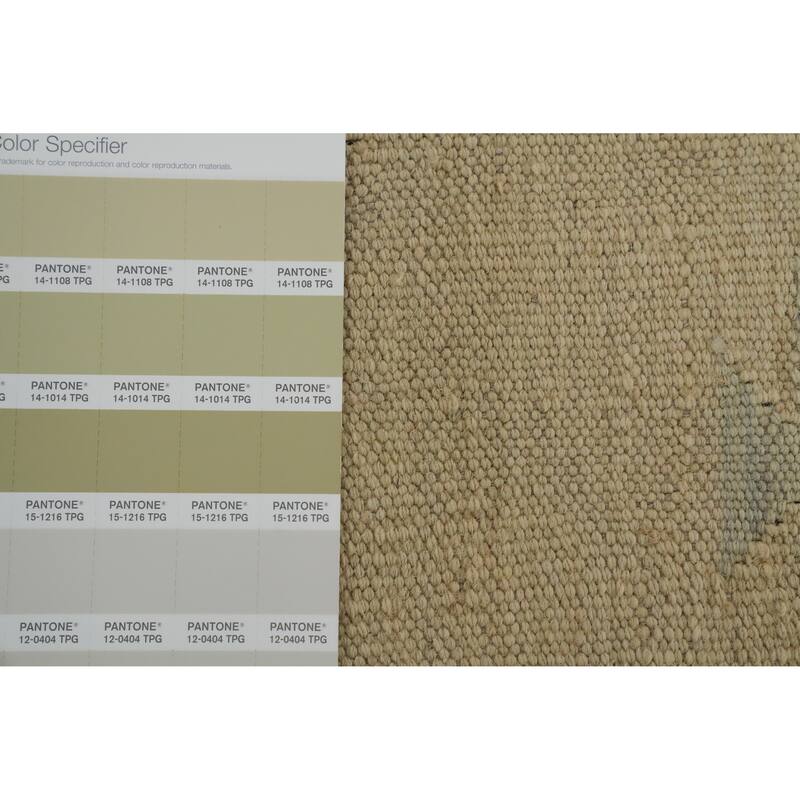 Hand Woven Oriental 100% Wool Carpet Southwestern Tribal Multi-Colored Kilim Area Rug - 12' 9'' X 10' 2''