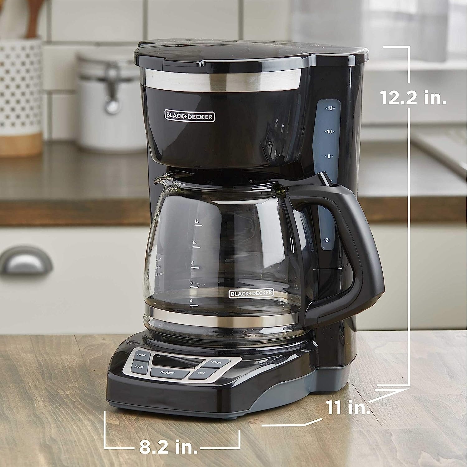 12-Cup Programmable Coffee Maker with LCD Display & 24hrs Timer - Bed Bath  & Beyond - 30645426