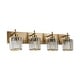 preview thumbnail 94 of 115, Mid-Century Modern Dimmable Bathroom Vanity Light Crystal Glass Wall Sconce