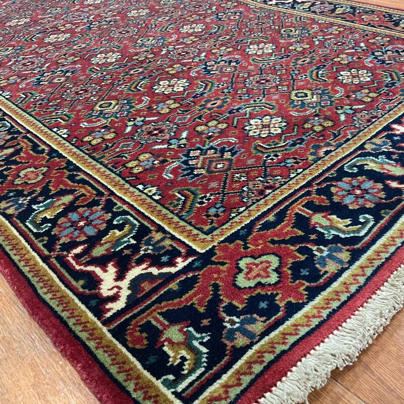 HERAT ORIENTAL Handmade 2'6 x 8' Herati Wool Runner - 2'6" x 8'