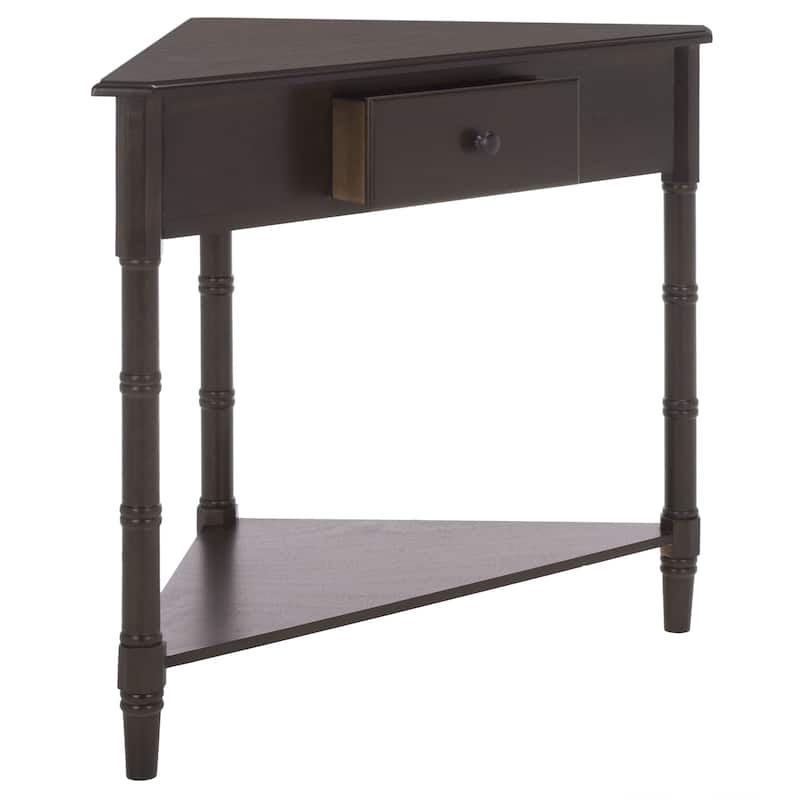 SAFAVIEH Calla Grey Corner Table - 33.9" x 17.3" x 28" - 34"W x 17"D x 28"H