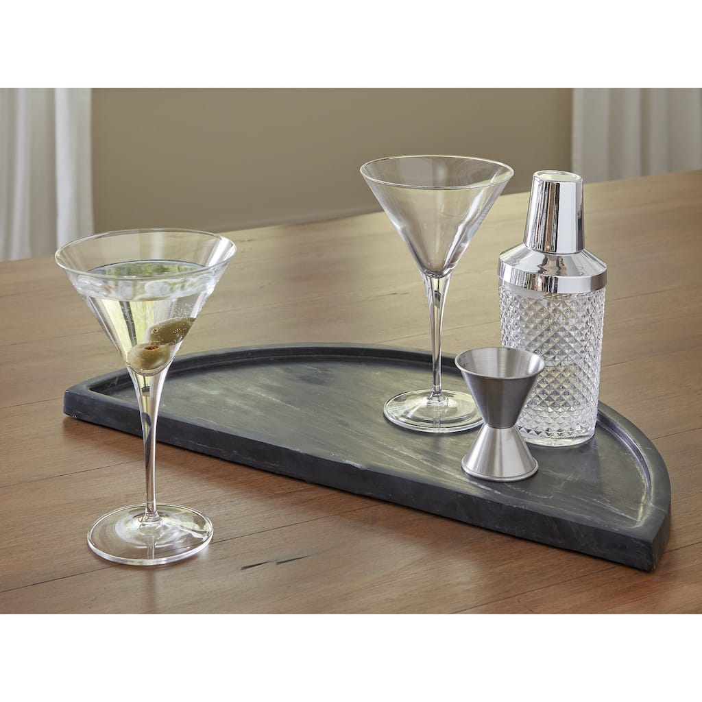 Signature Design by Ashley Cortsen Black Tray - 20" W x 10" D x 0.9" H