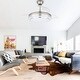 preview thumbnail 8 of 44, 36" Modern Retractable Ceiling Fan with Led Light, 6-Speed Reversible Ceiling Fan with Remote - 36