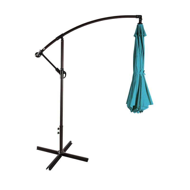 Weller 10-foot Offset Cantilever Hanging Patio Umbrella