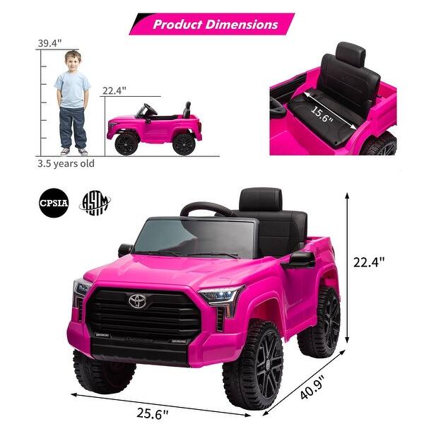 dimension image slide 1 of 6, Ride on Truck Car