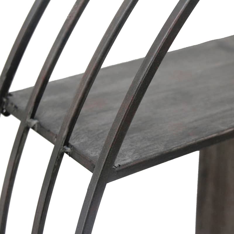 FirsTime & Co. Brody Industrial Circular 27.5-in. Metal Shelf