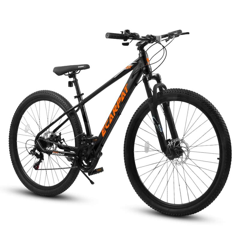 29 Inch Mountain Bike 21 Speed, Suspension Fork, Aluminum Frame Disc Brake, Mountain biking for both men and women - Black