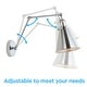 preview thumbnail 58 of 64, Rover 7" Adjustable Arm Metal LED Wall Sconce by JONATHAN Y