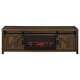 preview thumbnail 5 of 13, Enfield 71-Inch TV Stand Fireplace Media Console Dark Pine