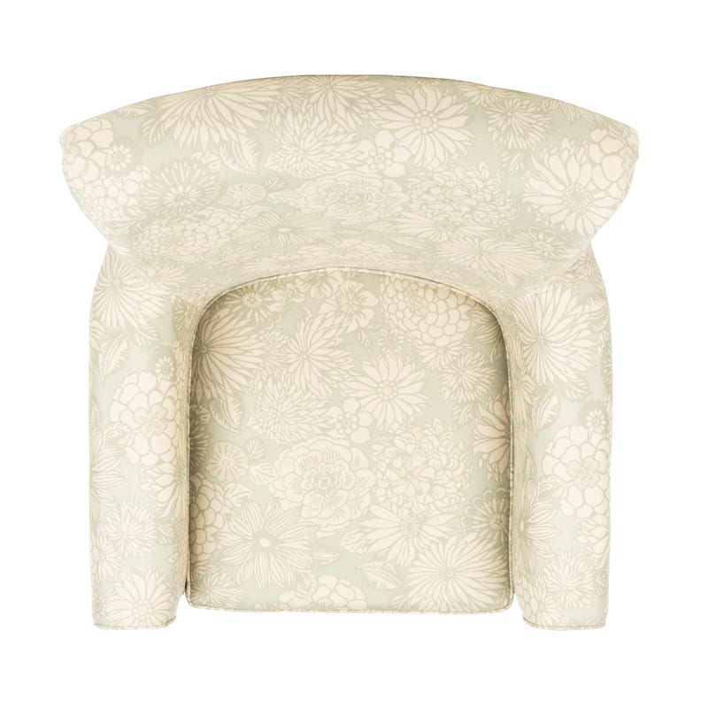 SAFAVIEH Gramercy Garden Motif Grey Club Chair - 29.8" x 32.8" x 32.4"