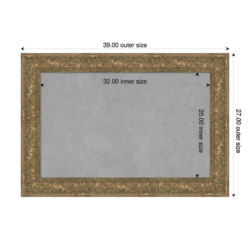 Amanti Art Luxe Black Framed - 39 x 27 in - Luxe Bronze Gold