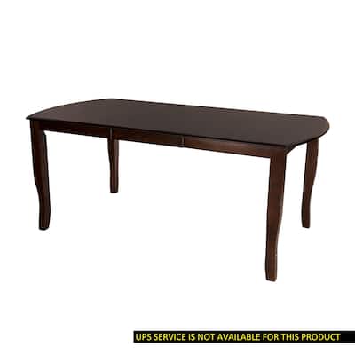 Simple Design 1pc Dining Table with Separate Extension Leaf