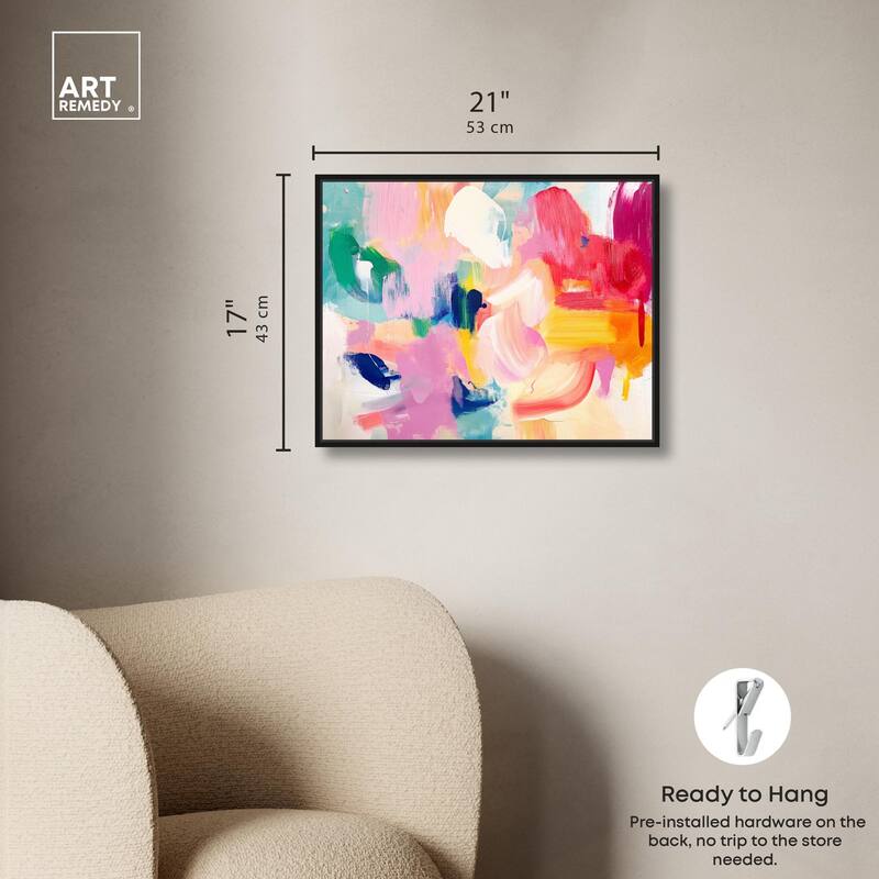Pigment Play I Canvas by Art Remedy