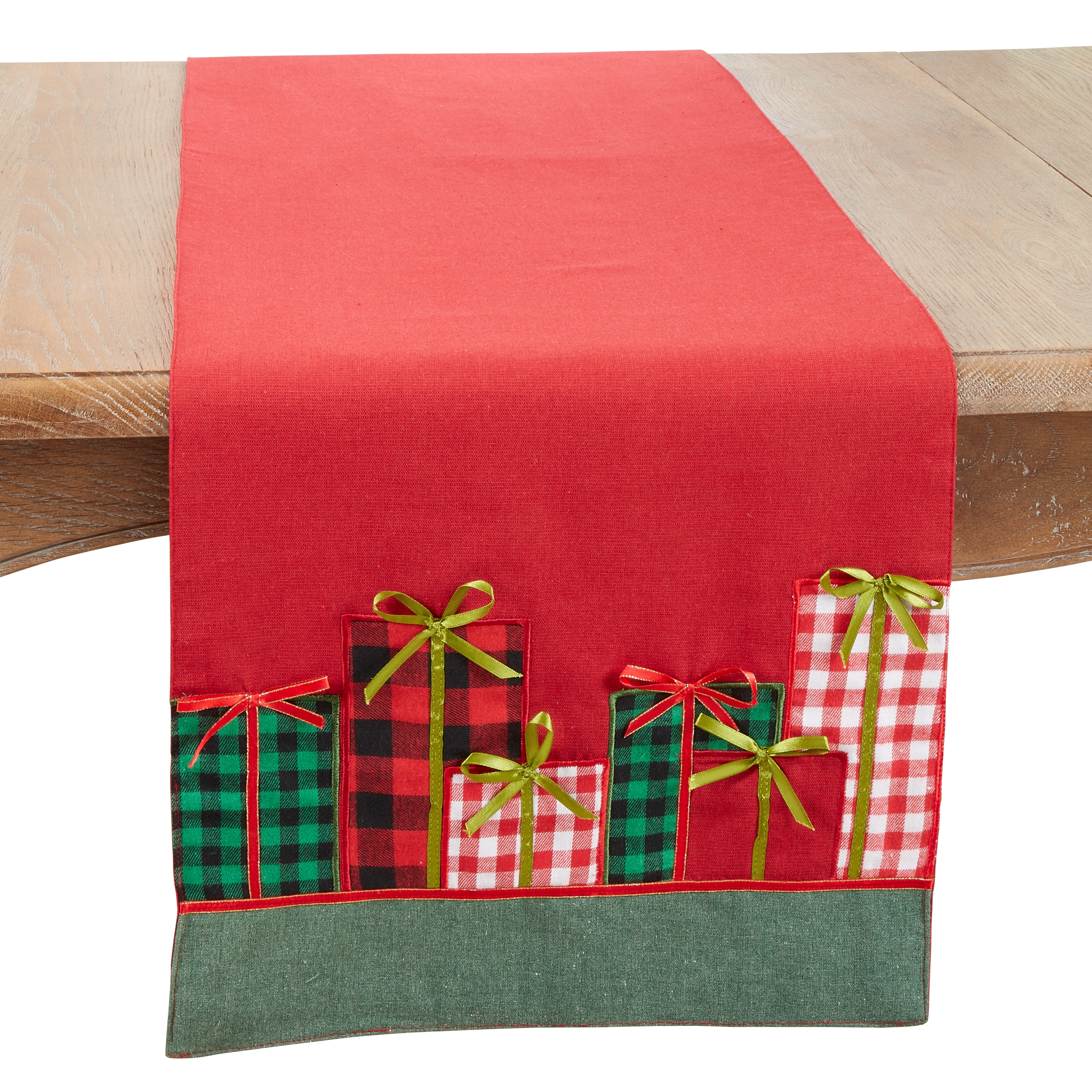 Merry and Bright Christmas Gifts Table Runner - 16"x72"