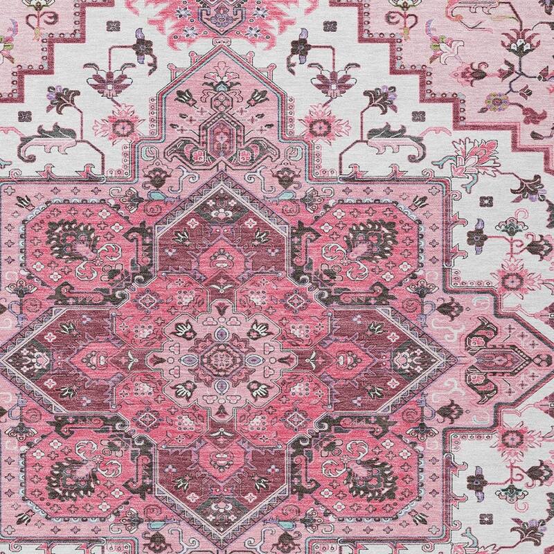 HomeRoots Oriental Traditional Rectangle Outdoor Rug