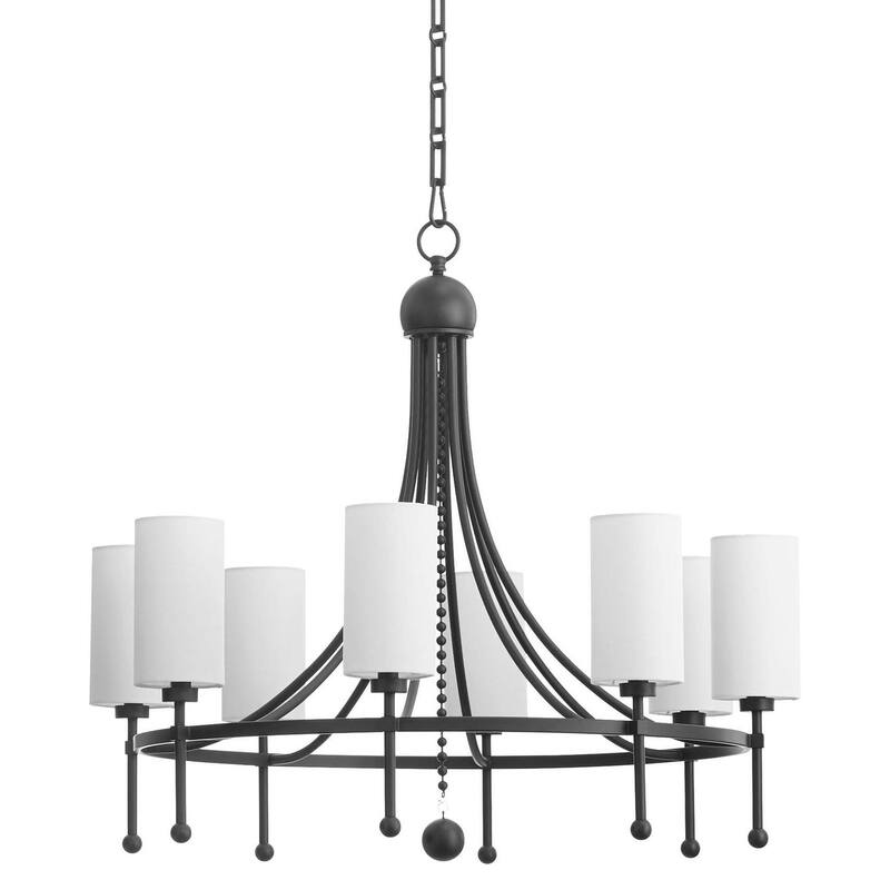Quorum International 664-8 Lee Boulevard 8 Light 33" Wide Ring - Matte Black