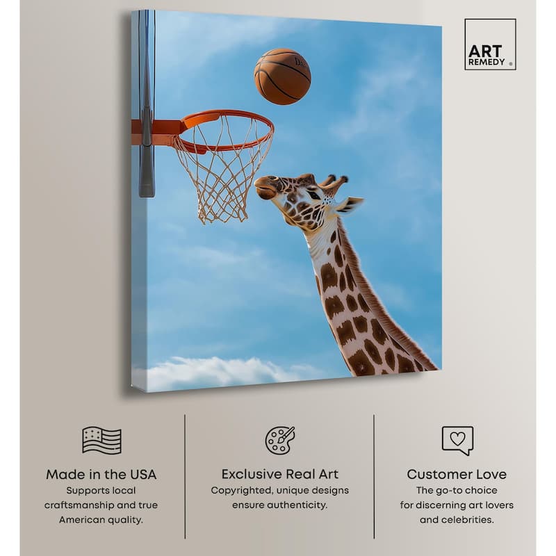 Gentle Giant's Game Canvas by Art Remedy, Gallery Wrapped