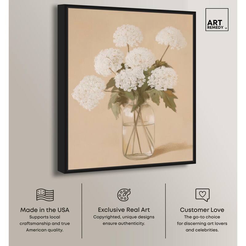 Lace in a Vase II Canvas by Art Remedy