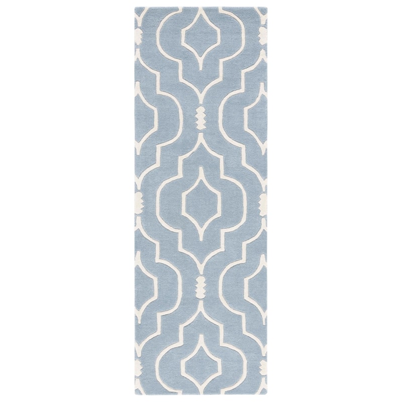 SAFAVIEH Handmade Chatham Cvetka Modern Moroccan Wool Rug